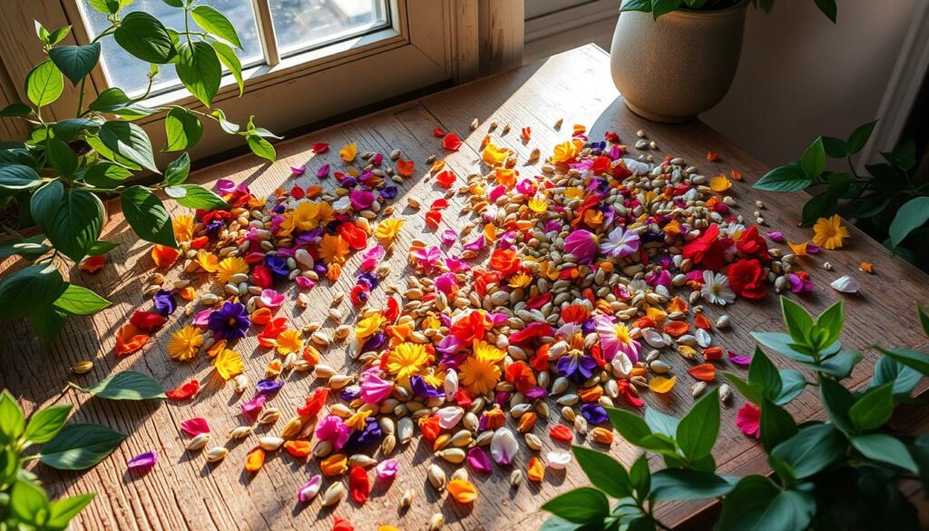 Heirloom flower seeds