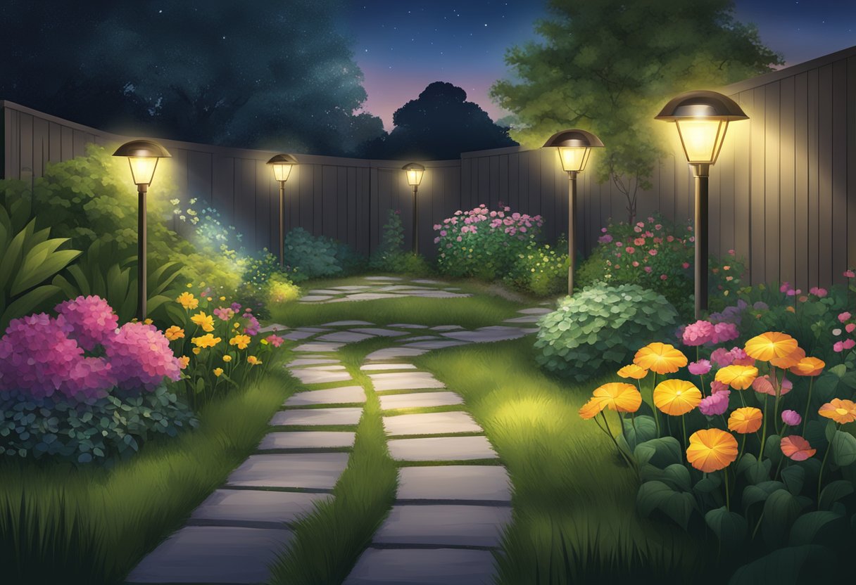 Solar garden lights